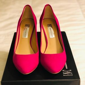 INC Fuschia pink  Pointed toe pumps